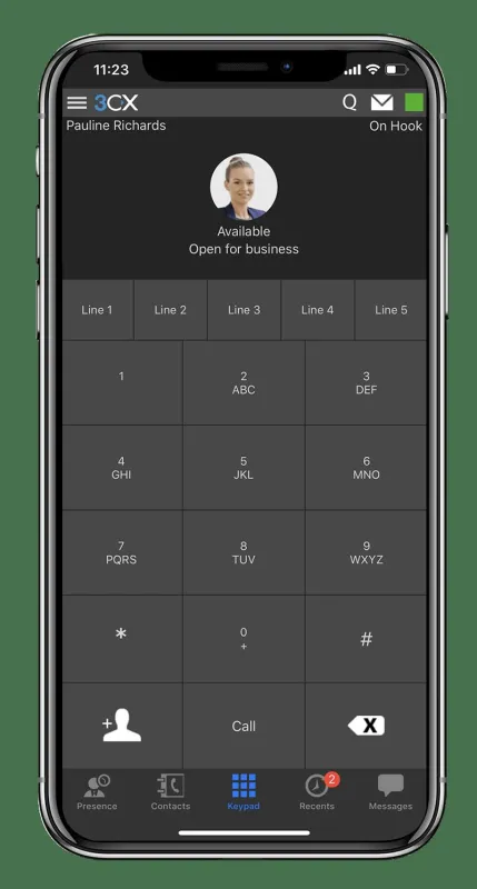 Apptelefonie mit Multiconnect & 3CX