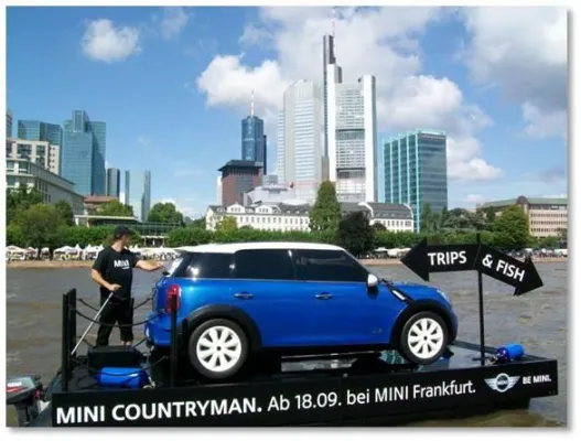 Bild: Werbung, die nicht untergeht: Die bundesweite Float-Promotion erschließt neue Wege der Produktplatzierung