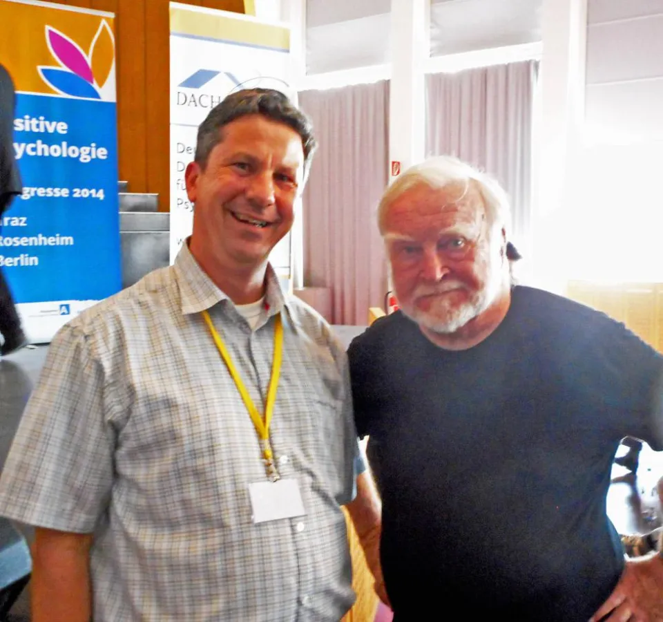 Klaus Kampmann und Mihály Csíkszentmihályi