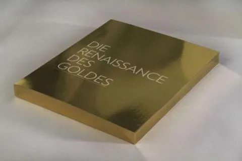 Neue Publikation: Die Renaissance des Goldes. Gold in der Kunst des 20. Jahrhunderts Bild: Neue Publikation: Die Renaissance des Goldes. Gold in der Kunst des 20. Jahrhunderts