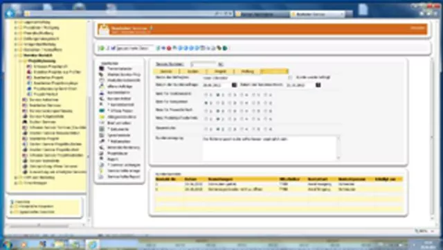 Bild: Schneller Überblick über alle Arbeitsschritte – das Service-Modul von cierp3