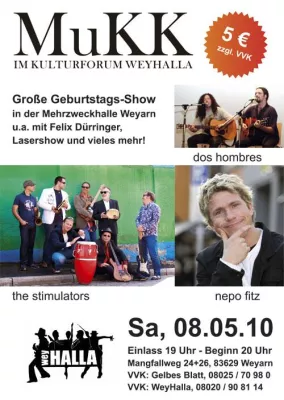 Bild: Große MuKK Geburtstags-Show mit prominente Gästen am 08. Mai 2010