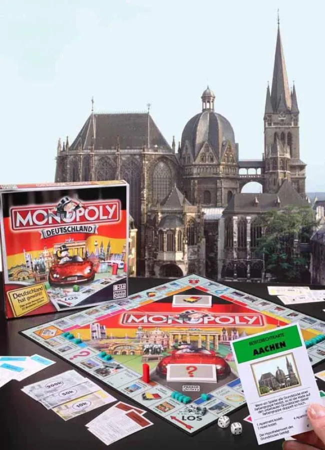 Die IT-Spezialisten von Minkenberg Medien markierten die Gewinner von Monopoly Deutschland - zu denen auch der Aachener Dom gehört - auf der interaktiven online-Plattform www.monopoly.de