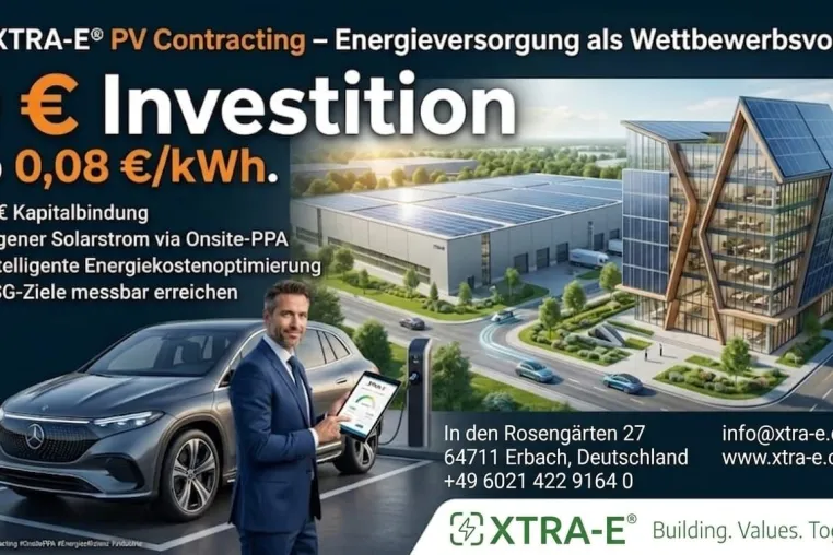 Bild: XTRA-E® PV Contracting – Energie als strategischer Wettbewerbsfaktor
