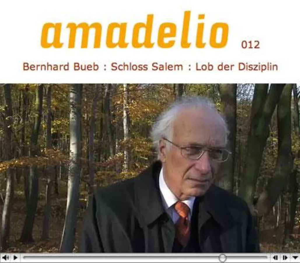 Bernhard Bueb im Interview mit amadelio.