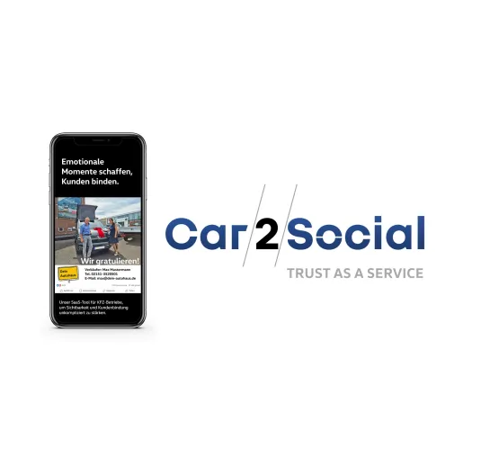 Newcomer-App für Autohäuser: Car2Social bringt Kundenbindung und Sichtbarkeit Bild: Newcomer-App für Autohäuser: Car2Social bringt Kundenbindung und Sichtbarkeit