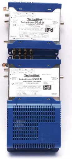TechniSat präsentiert die Einkabellösung der Zukunft: TechniRouter 5/2x8 G Bild: TechniSat präsentiert die Einkabellösung der Zukunft: TechniRouter 5/2x8 G