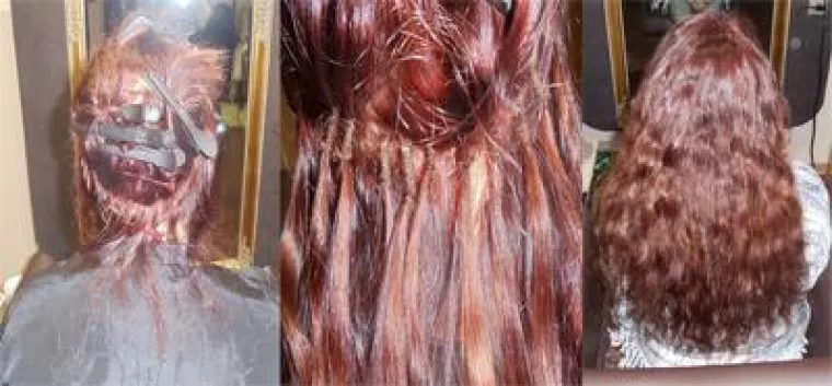 Haarschonende Haarverlängerung Bild: Haarschonende Haarverlängerung