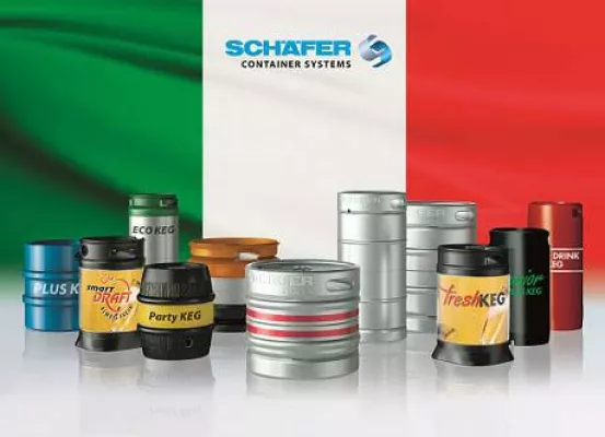 SCHÄFER Container Systems unterstützt Brauereien in Italien Bild: SCHÄFER Container Systems unterstützt Brauereien in Italien