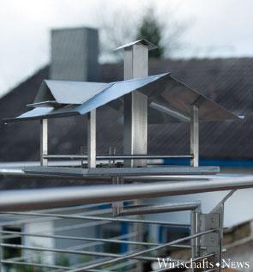 Vogelhaus aus Edelstahl openPR