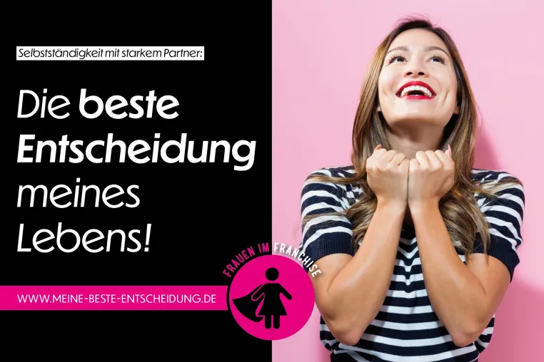 Mehr Frauen in der Selbstständigkeit mit Franchise Bild: Mehr Frauen in der Selbstständigkeit mit Franchise