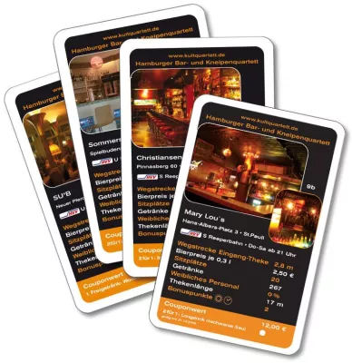 Bild: Hamburgs Bars und Kneipen als Kartenspiel - Hamburger zocken wieder um Thekenlänge und Bierpreis