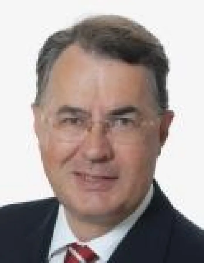 Der geschäftsführende Gesellschafter der Druckerei Wünsch, Wolfgang Röhr.