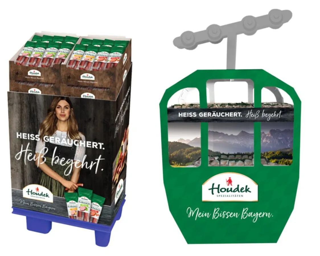 Heiß geräuchert. Heiß begehrt: Houdeks neues Kampagnenmotiv weckt Begehrlichkeiten