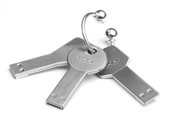 Bild: LaCie präsentiert neue USB-“Schlüssel” - Wuala Online-Speicher inklusive