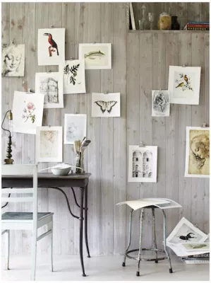 Bild: Wohntrend: Luftig dekorieren mit Aquarell- und Büttenpapier