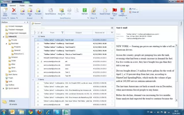 semYOU präsentiert erste kostenlose Cloud Email APP für den Desktop PC Bild: semYOU präsentiert erste kostenlose Cloud Email APP für den Desktop PC