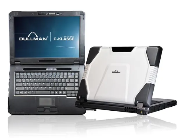 Bild: BULLMAN C-KLASSE 2 SRD 14 UMTS: Widerstandfähiges Allround Notebook
