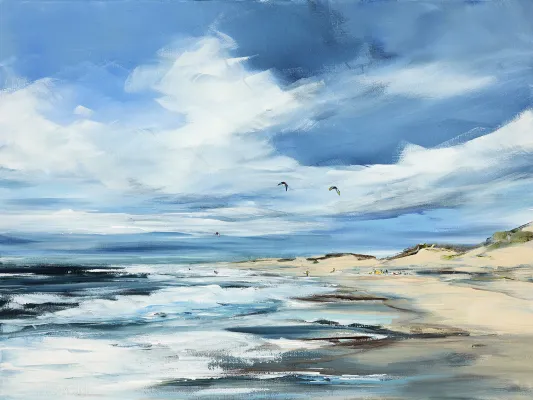 Bild:  Sommer, Sonne, Meer - Ausstellungseröffnung in Husum