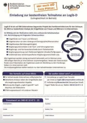 Bild: Familienministerium lädt zur kostenfreien Teilnahme an Logib-D ein