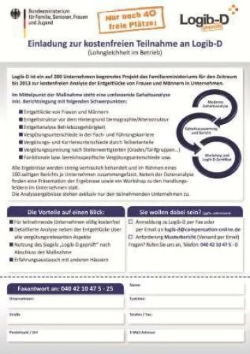 Bild: Familienministerium lädt zur kostenfreien Teilnahme an Logib-D ein