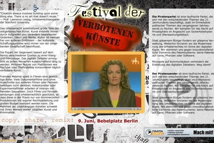 Bild: Festival der Verbotenen Künste verschoben