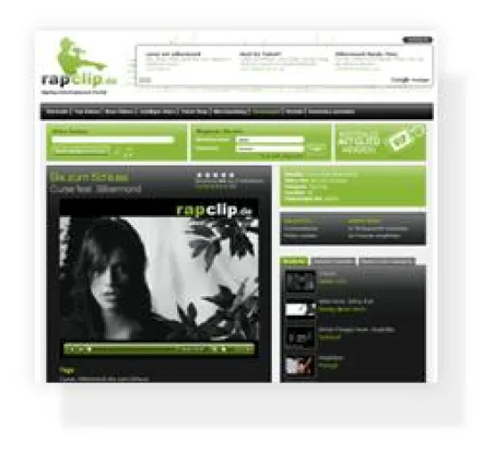 rapclip.de - Das erste deutsche HipHop Video Portal Bild: rapclip.de - Das erste deutsche HipHop Video Portal