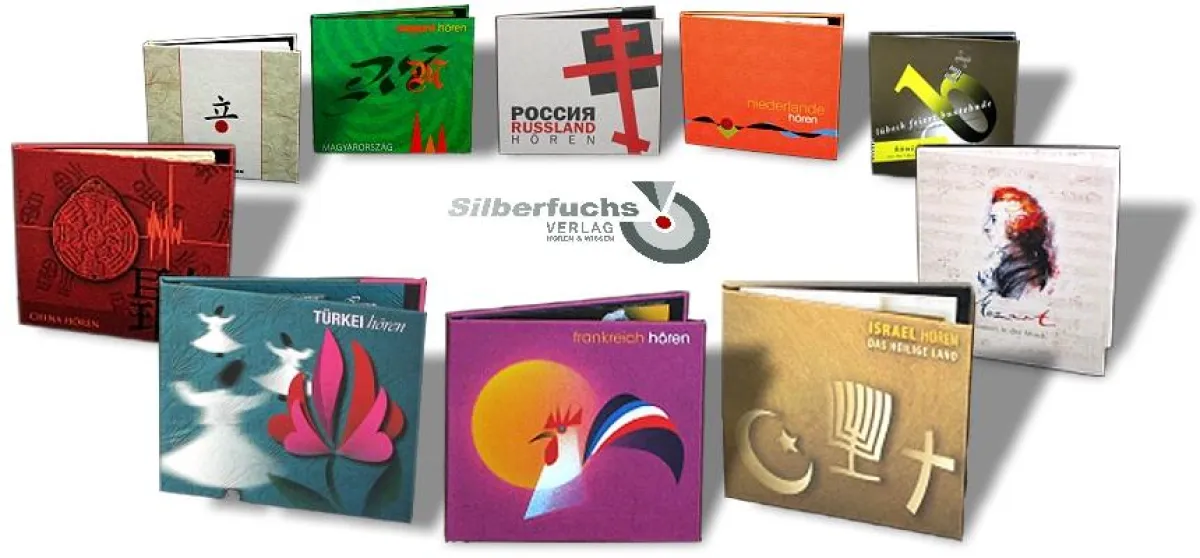 Silberfuchs-Verlag, Hörbuch-Cover, Grafik: Roswitha Rösch / Silberfuchs-Verlag