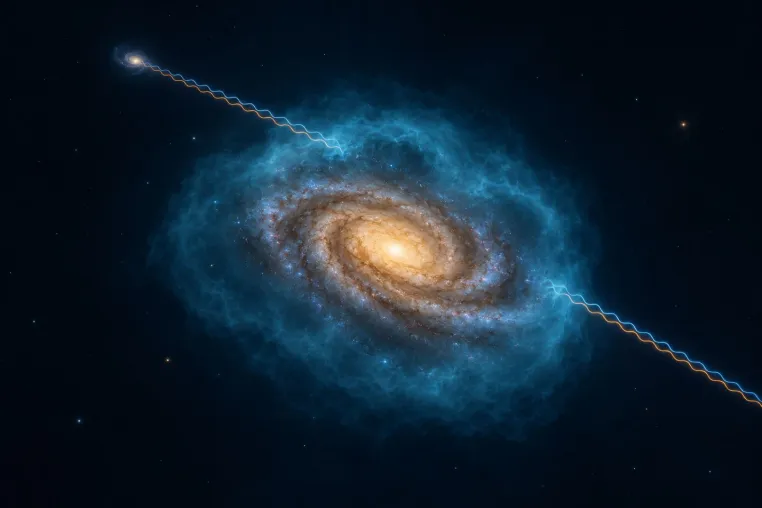 Bild: Wie schnelle Radioblitze Forschenden helfen, die Struktur des Universums zu erforschen