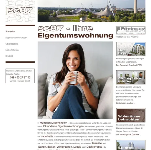 Bild: Pöttinger Immobiliengruppe startet neues Wohnprojekt sc87 in München Milbertshofen