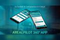 ArealPilot 360° App im Google PlayStore: Workflow, Fragebogen, Tätigkeiten, Ortung, Tracking, Chat.