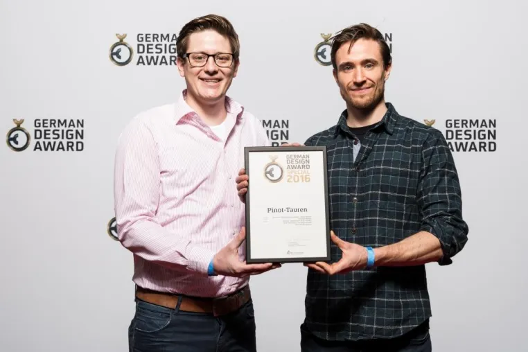 German Design Award 2016: „Pinot-Tauren“ erhalten Auszeichnung für herausragendes Brand Design Bild: German Design Award 2016: „Pinot-Tauren“ erhalten Auszeichnung für herausragendes Brand Design