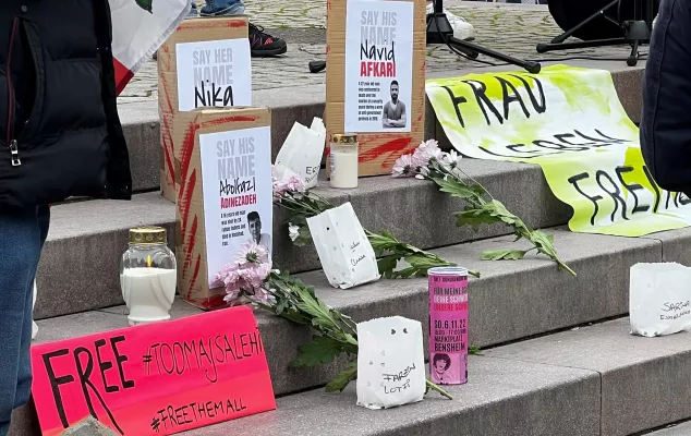 Bild: Proteste im Iran: Solidaritätskundgebung in Bensheim