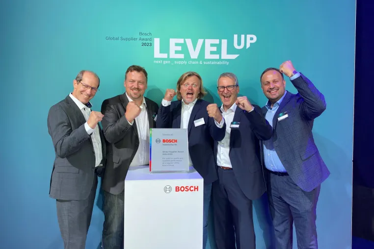 Bosch zeichnet die Schäflein AG aus Bild: Bosch zeichnet die Schäflein AG aus