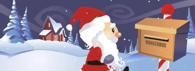 Bild: Auch der Weihnachtsmann nutzt GeoMarketing zur Planung der Geschenkeverteilung