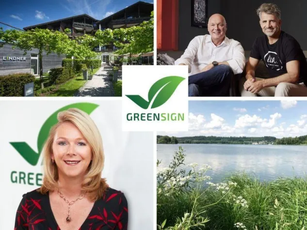 Bild: Die Lindner Hotels AG wird mit dem Nachhaltigkeitssiegel GreenSign zertifiziert
