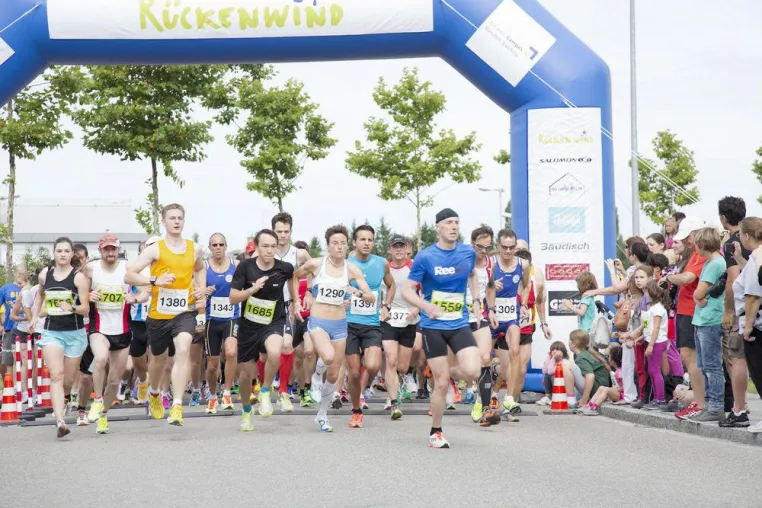 Beim Rückenwindlauf werden wieder Rekorde gebrochen Bild: Beim Rückenwindlauf werden wieder Rekorde gebrochen