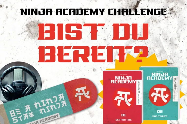 Zum Start von Kai Lüftners Ninja Academy: migo ruft die ganze Familie zur BE A NINJA-Challenge auf! Bild: Zum Start von Kai Lüftners Ninja Academy: migo ruft die ganze Familie zur BE A NINJA-Challenge auf!