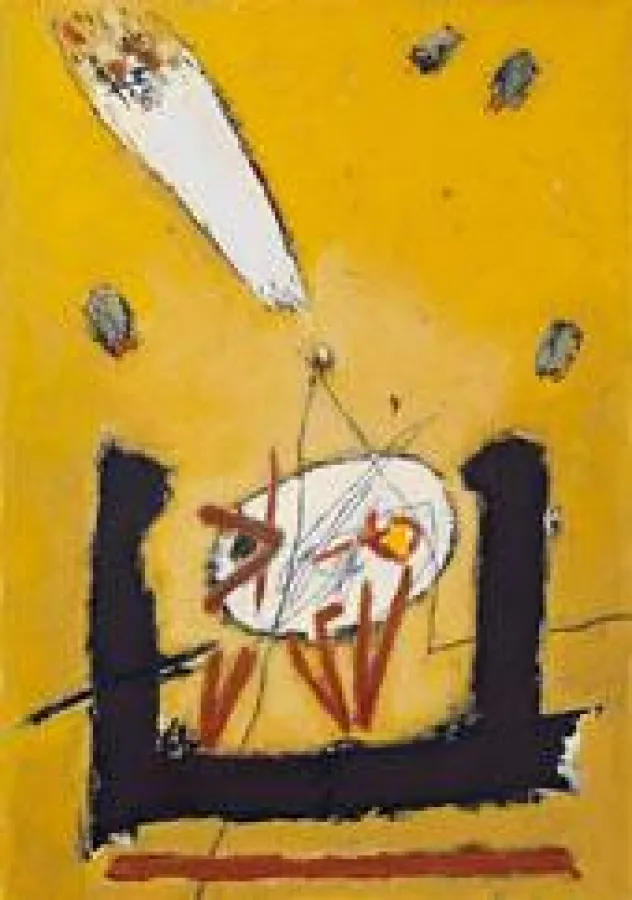 Josef Ebnöther: Herbst, Öl, 110 x 70 cm