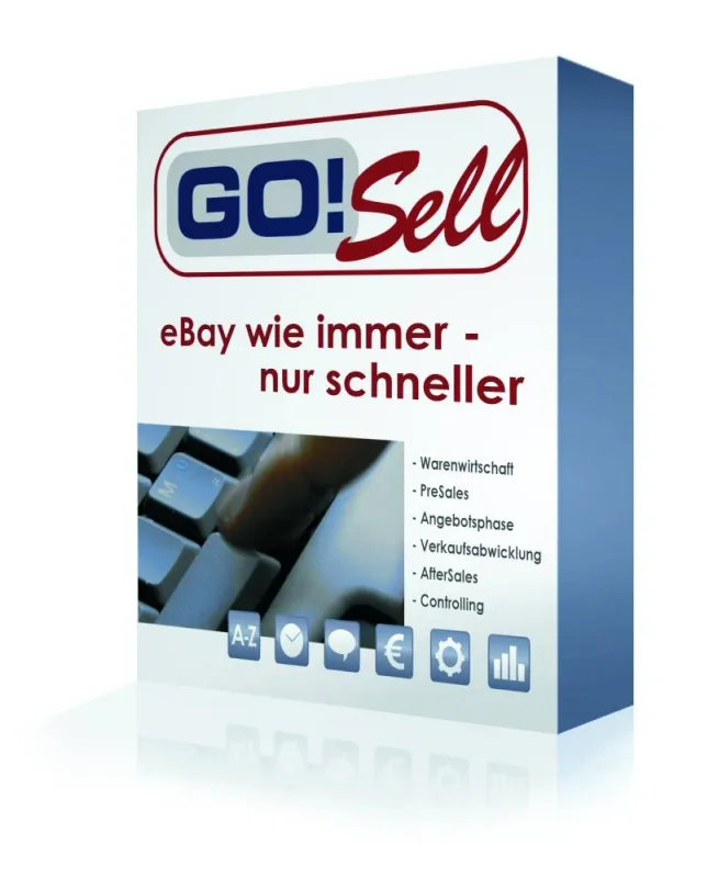 Packshot der neuen Version von GO!Sell