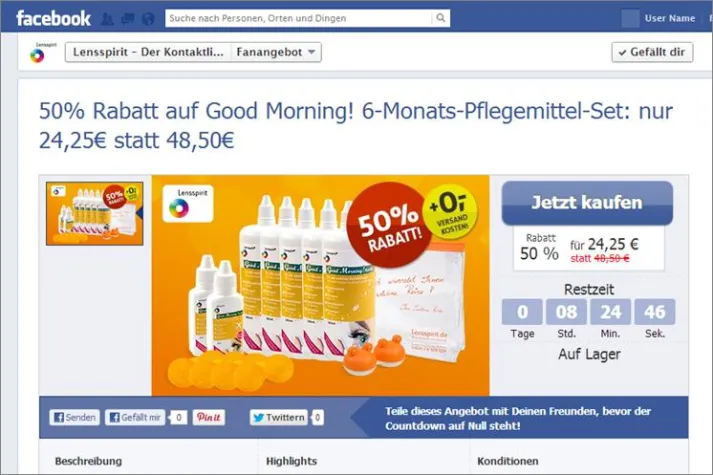 Bild: Wachsende Social Media Aktivitäten bei Online-Händlern