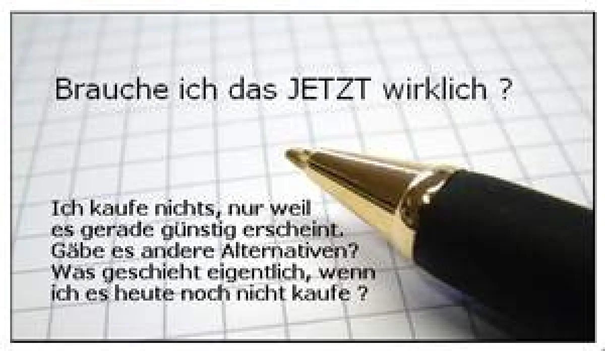 Einfach in die Geldbörse legen...