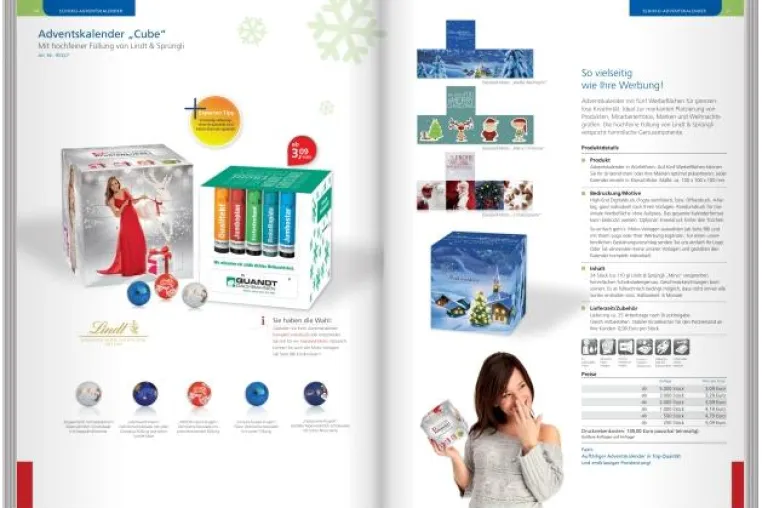 Bild: 2012: Adventskalender individuell bedruckt