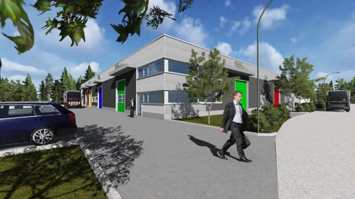 Visualisierung Gewerbepark Regio2©Loxodrome