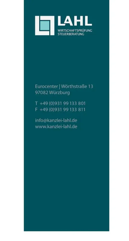 LAHL WIRTSCHAFTSPRÜFUNG I STEUERBERATUNG