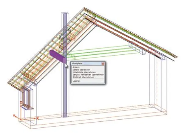 Bild: Dietrich's 3D-CAD-CAM für den Holzbau Version 13 erschienen