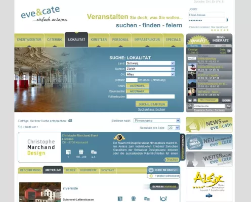 Bild: Best of Swiss Web Award in Bronze für eve&cate