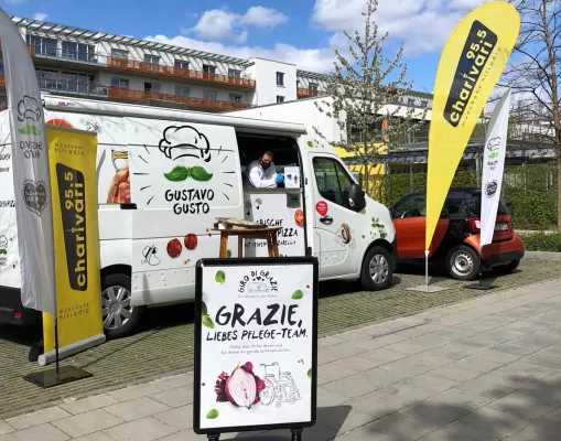 Bild: Gustavo Gusto und 95.5 Charivari sagen Danke