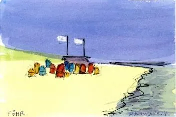 Bild: Kunstgrüsse! Künstlerpostkarten von Hans Wrage im Bergedorfmuseum und der galerie carstensen