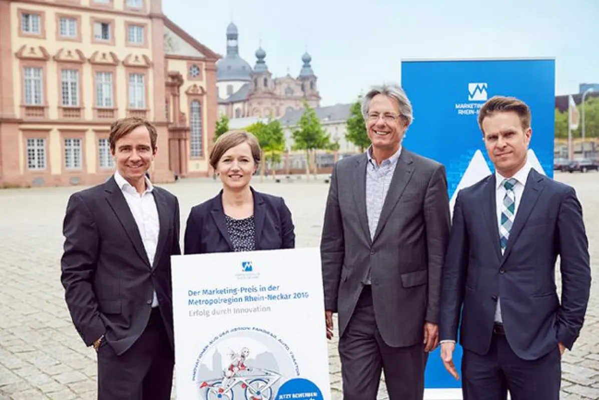 Die Initiatoren für den 6. Marketing-Preis in der Metropolregion Rhein-Neckar